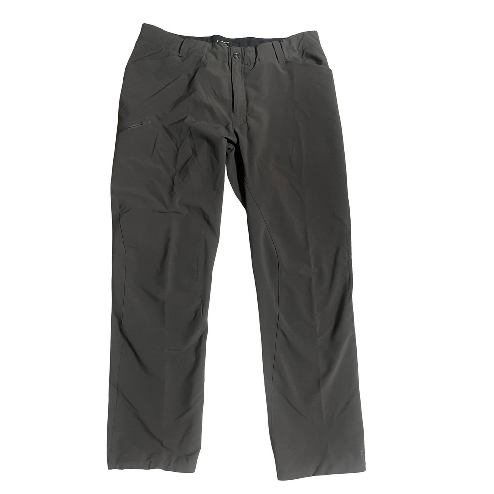 REI Mens Hiking Pants L-31L Charcoal Gray Outdoor Performance 808470 12686-S12